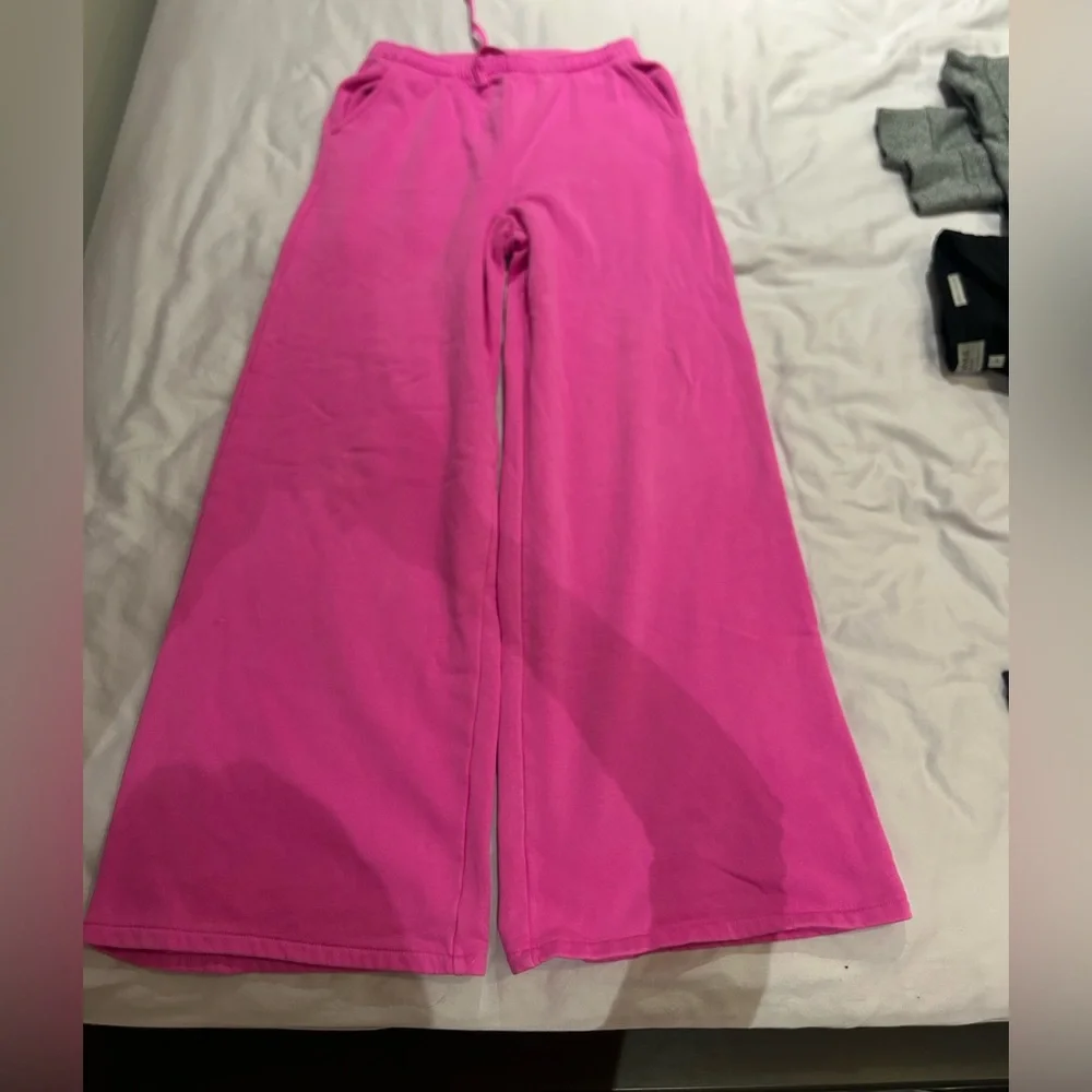 GAP Hot Pink Fleece Pants - Picture 1 of 3
